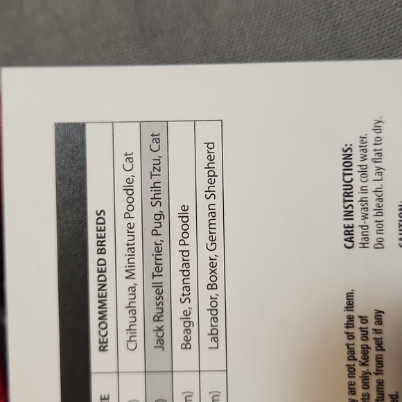 Nwt Pet pajamas sz. Small - Picture 4 of 4